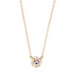 KATE SPADE • Lady Marmalade Pendant Gold Necklace